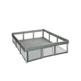 Bopeep Large Foldable Baby Playpen Grey 47 x 70''