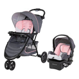 NEW Baby Trend EZ Ride Travel System with EZ-Lift Infant Car Seat - Dash Pink