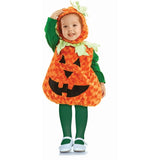 Underwraps Belly Babies 2pc Plush Pumpkin Costume sz 2-4T