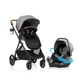 NEW Evenflo Shyft Intuiti Travel System with Revolve180 LiteMax NXT Car Seat-Fossil Grey