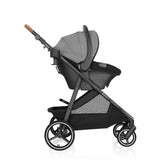 NEW Evenflo Shyft Intuiti Travel System with Revolve180 LiteMax NXT Car Seat-Fossil Grey