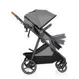 NEW Evenflo Shyft Intuiti Travel System with Revolve180 LiteMax NXT Car Seat-Fossil Grey