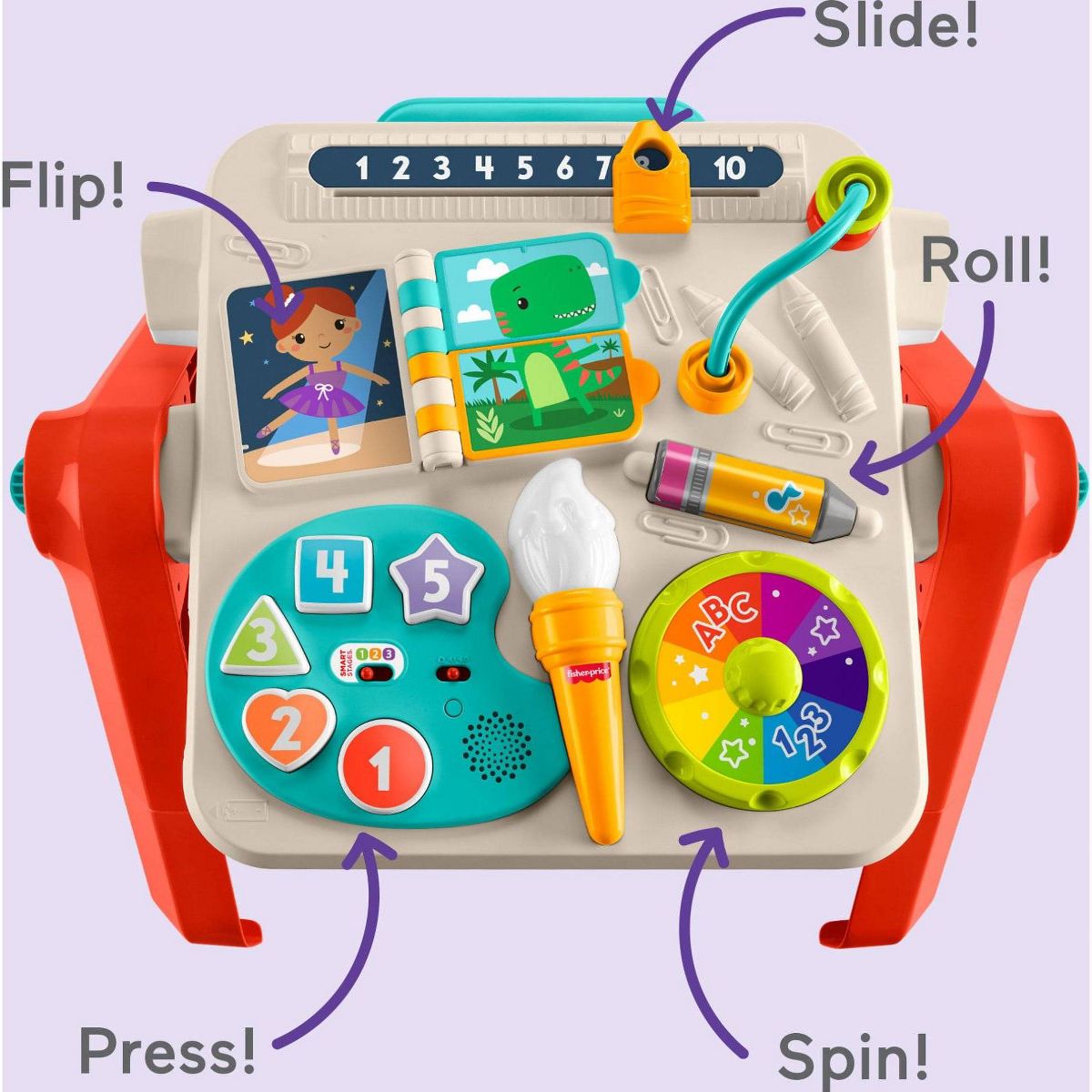 NEW Laugh & Learn 4-In-1 Table To Easel
