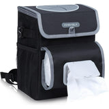 Farasla All-in-One Car Trash Can with Wipe Holder