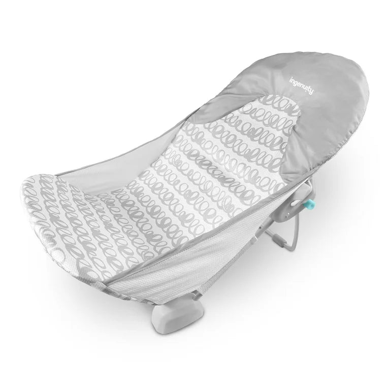 NEW Summer by Ingenuity Foldaway 2-Position Baby Bather, Gray