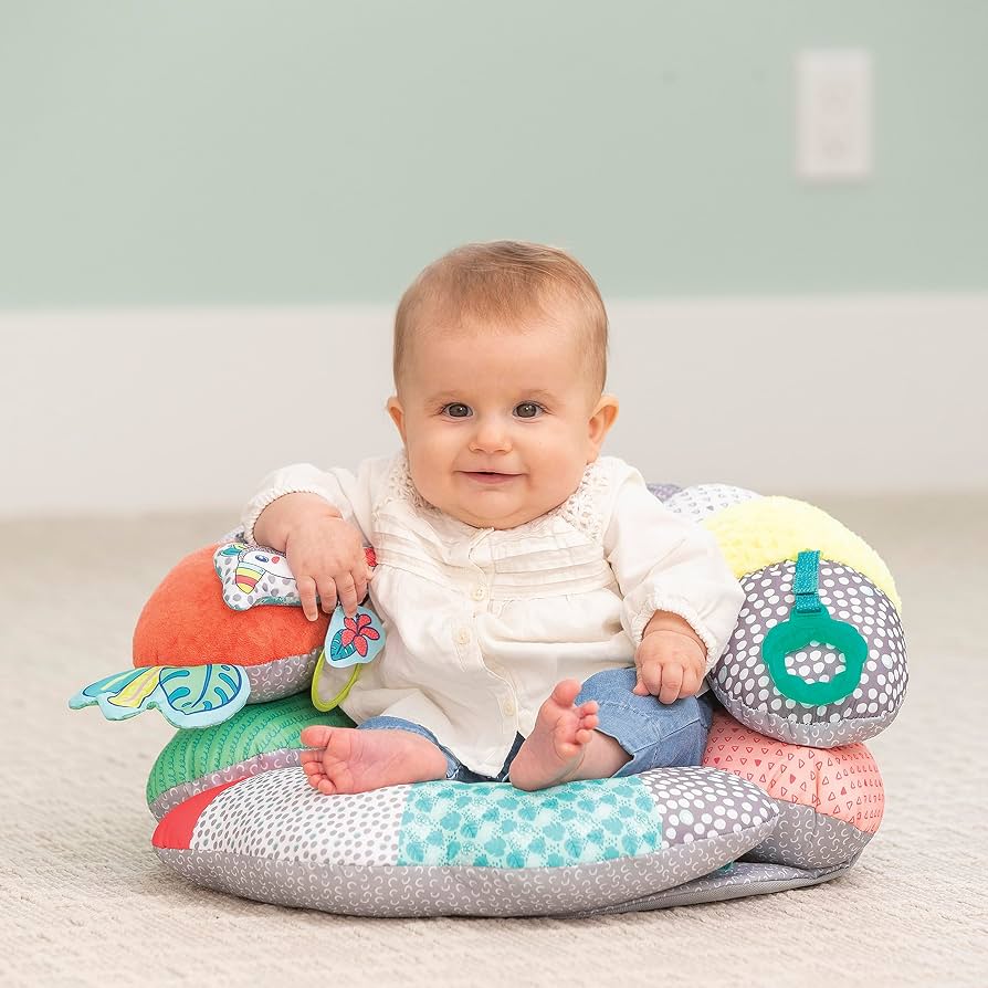 NEW Infantino 2-in-1 Tummy Time & Seated Support