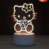 NEW Akutoer Hello Kitty 3 Color Night Light