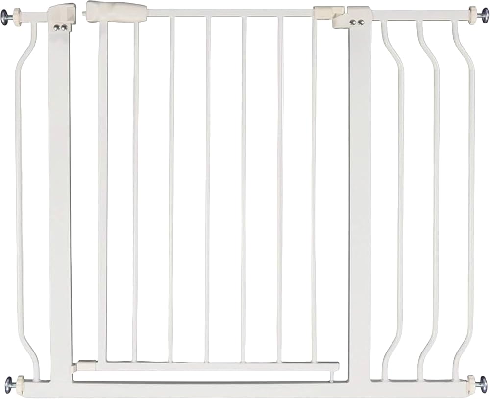 BalanceFrom Easy Walk-Thru Baby Gate White 29.1-38.5"