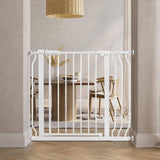 BalanceFrom Easy Walk-Thru Baby Gate White 29.1-38.5"