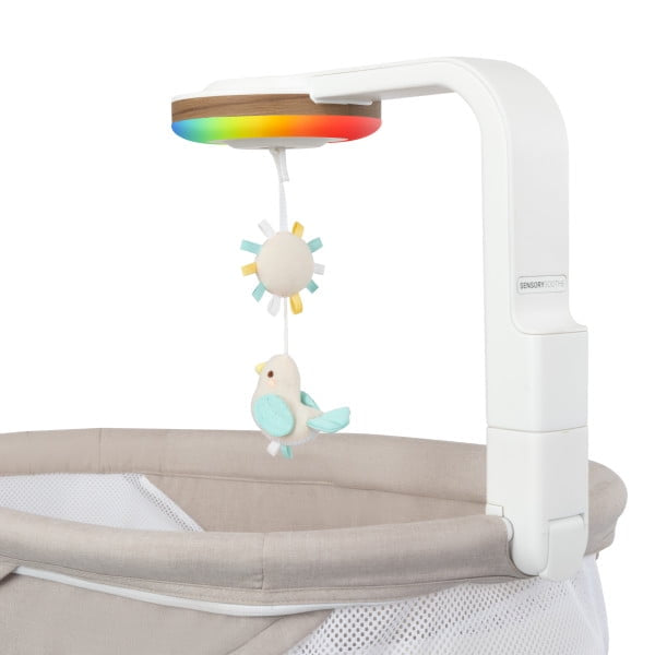 NEW Evenflo Elara 2-in-1 Smart Motion Swing & Soothing Nest in Coastal Coffee