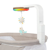 NEW Evenflo Elara 2-in-1 Smart Motion Swing & Soothing Nest in Coastal Coffee