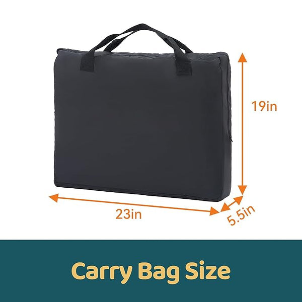 Pamo Babe Lightweight Travel Playard with Mat & Carry Bag in Black