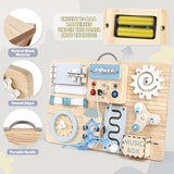Joyreal 10-in-1 Montessori Wooden Busy Board