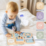 Joyreal 10-in-1 Montessori Wooden Busy Board