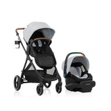 NEW Evenflo Shyft Intuiti Travel System w/ LiteMax NXT SensorySoothe Car Seat in Storm Grey
