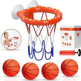 NEW Marppy Bath Toys Basketball Hoop Set