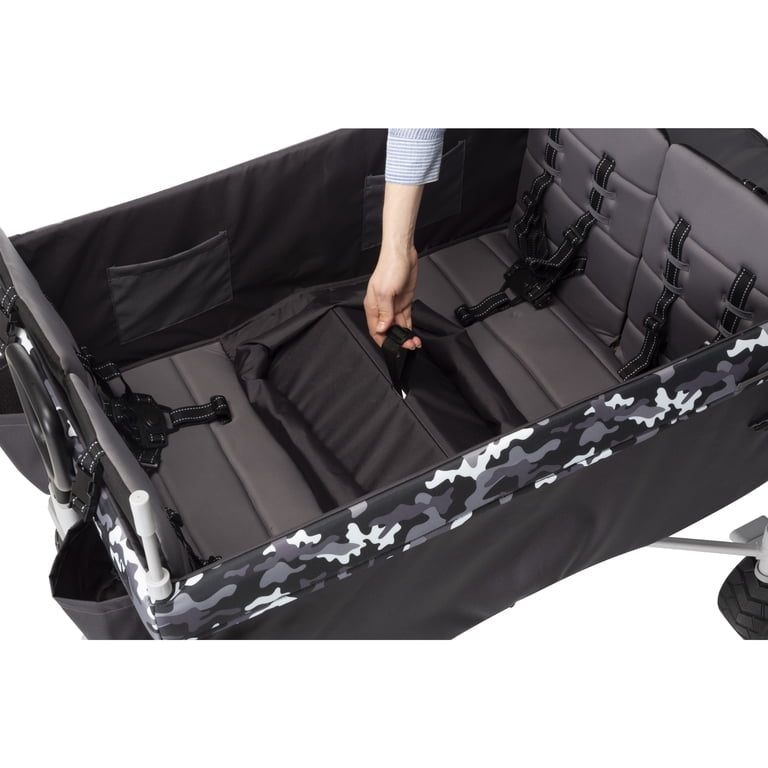 NEW Safety 1st Summit Sprint Quad Wagon Stroller 4 Seater in Charcoal Camo
