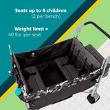 NEW Safety 1st Summit Sprint Quad Wagon Stroller 4 Seater in Charcoal Camo