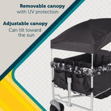 NEW Safety 1st Summit Sprint Quad Wagon Stroller 4 Seater in Charcoal Camo