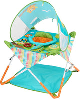 Bright Starts Pop 'N Jump Portable Baby Jumper in Owl Forest