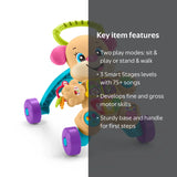 NEW Fisher Price Laugh and Learn Smart Stages Learn With Puppy Walker