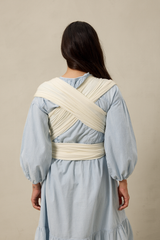NEW Solly Baby Cream Pointelle Wrap Carrier 8-25lbs