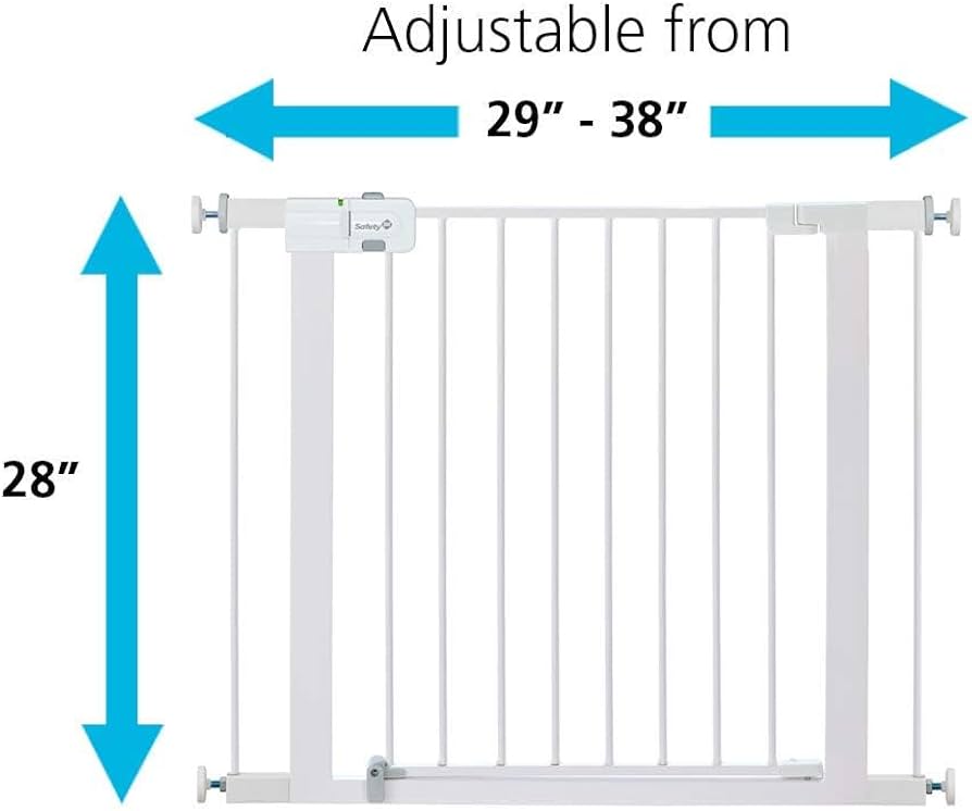 Safety 1st Easy Install Walk Through Safety Gate White 29-38'' 2pk