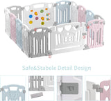 Gupamiga 14-Panel Playpen Activity Center