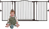 Toddleroo by North States Deluxe Décor Gate Black 38-72''