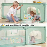 Babylicious Large Playpen Mint 71" x 79"*