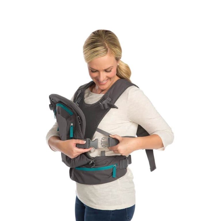Infantino Carry-On Multi Pocket Carrier, Grey 8-40lbs