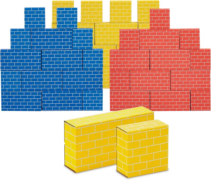 Bankers Box Heavy Duty Jumbo Cardboard Building Blocks 74ct