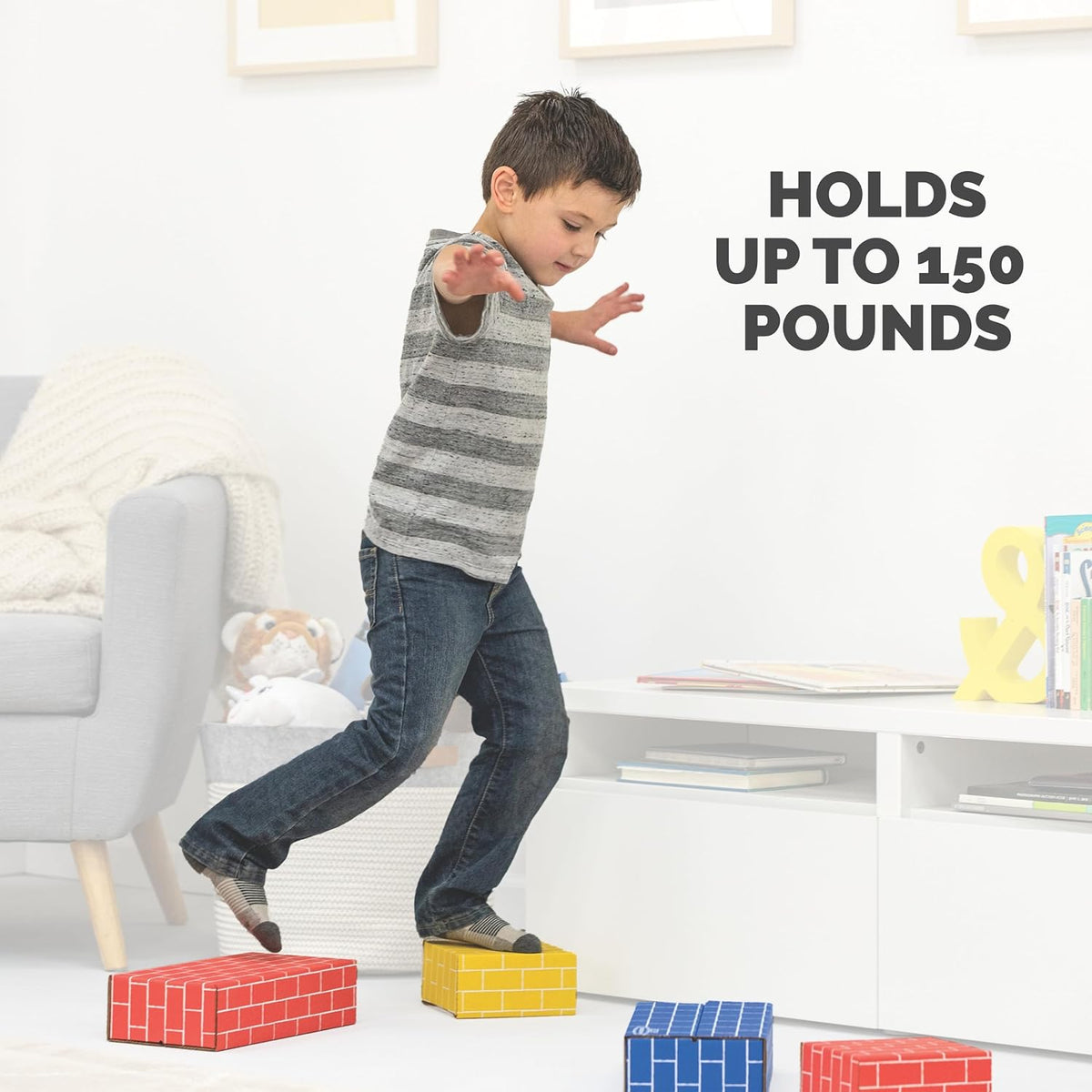Bankers Box Heavy Duty Jumbo Cardboard Building Blocks 74ct