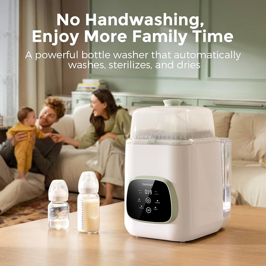 Momcozy KleanPal Pro Baby Bottle Washer, Sterilizer & Dryer