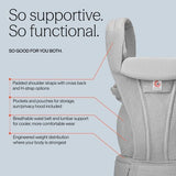 NEW Ergobaby Omni Deluxe Mesh All-in-One Baby Carrier in Pearl Grey 7-45lbs