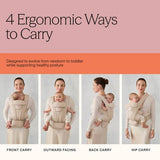 NEW Ergobaby Omni Deluxe Mesh All-in-One Baby Carrier in Pearl Grey 7-45lbs