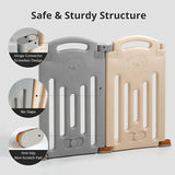UANLAUO Foldable 14-Panel Playpen