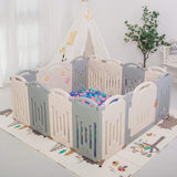 UANLAUO Foldable 14-Panel Playpen