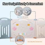 UANLAUO Foldable 14-Panel Playpen