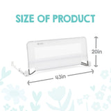 NEW Regalo Swing Down Bed Rail Guard, White
