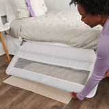 NEW Regalo Swing Down Bed Rail Guard, White