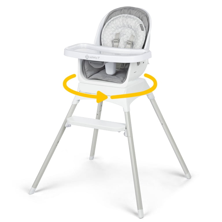 Safety 1st Grow and Go Rotating High Chair in French Gray