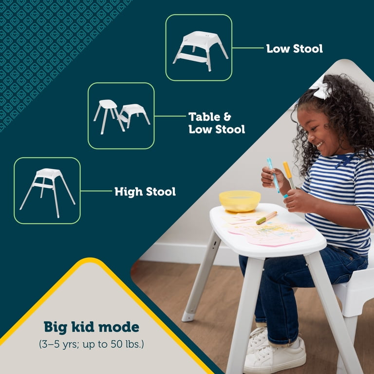 Safety 1st Grow and Go Rotating High Chair in French Gray