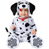 Spirit Halloween 2pc Dalmatian Costume White sz 6-12m