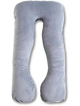 NEW U Shaped Full Body Pillow for Maternity Support Grey