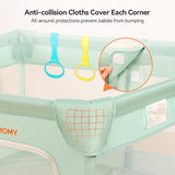 COMOMY 74x50'' Playpen Green