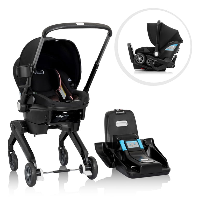 NEW Evenflo Shyft DualRide Infant Car Seat & Stroller Travel System in Ayer Pink