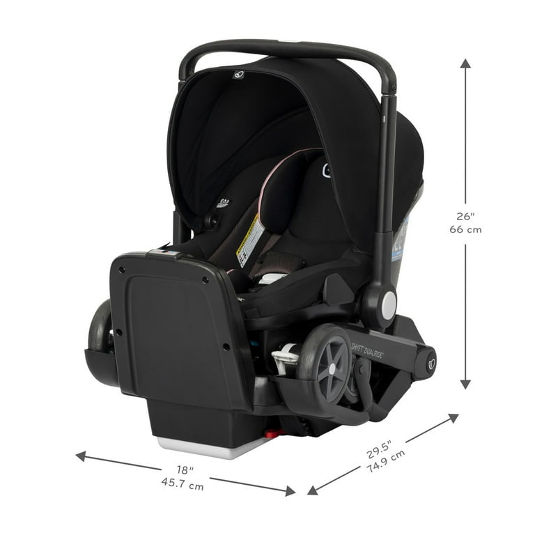 NEW Evenflo Shyft DualRide Infant Car Seat & Stroller Travel System in Ayer Pink