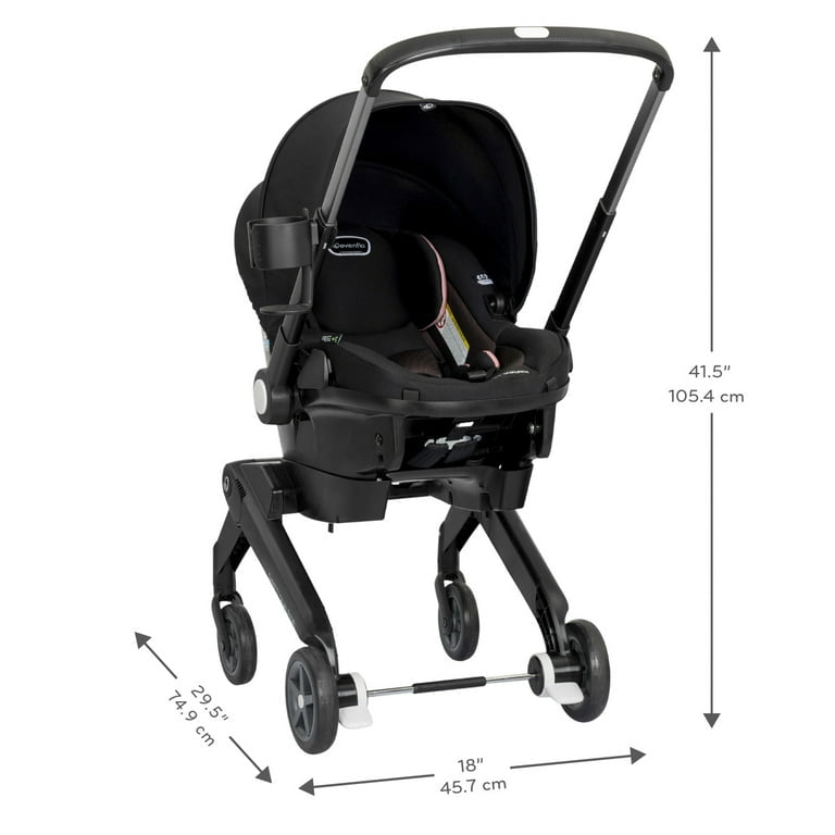 NEW Evenflo Shyft DualRide Infant Car Seat & Stroller Travel System in Ayer Pink