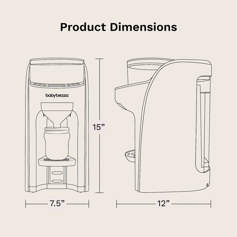 Baby Brezza Pro Advanced Formula Mixer Black